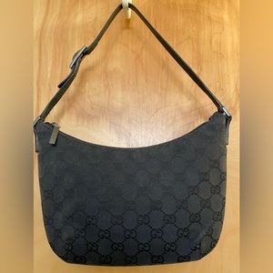 Gucci back GG monogram shoulder vintage bag